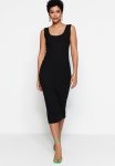 Back Tie Detailed Dress - Black