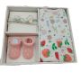 4-PIECE Newborn Baby Floral & Strawberry Gift Set - Pink 0-3 Months