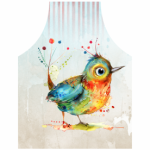 Fabric Paint Apron Funny Bird