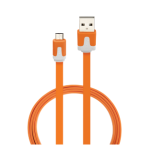 Flat Micro USB Cable Orange
