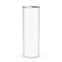 20OZ Stainless Steel Skinny Tumbler For White Lid Straw & Base Included