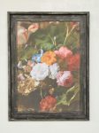 Floral Picture Black Framed 81X60CM
