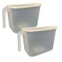 Home Household Storage Containers Fridge Great Quality - 32CM - Set Of 2