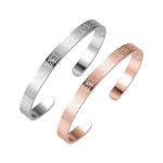 Leaocean Ayatul Kursi Cuff Women Serenity Prayer Personalised Bracelet Allah Islam Muslim Arab Stainless Steel Deep Engraved Ban
