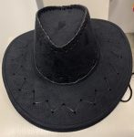 Navy Blue Cowboy Suede Hat