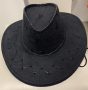 Navy Blue Cowboy Suede Hat