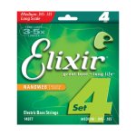 Elixir Nanoweb Medium Long Scale Electric Bass Strings .045 - .0105