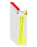 - Chenille Stems 6MMX30CM 20PCS Fluorescent Yellow 12 Pack