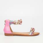Athena 3 Flat Sandal - Pink - Pink 6