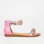 Athena 3 Flat Sandal - Pink - Pink / 6