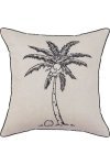 Cotton Cushion - Palm & Coconuts - Unicurl Inner