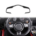 Daeiclru Car Steering Wheel Cover Trim Compatible With Jaguar F-pace F-type Xf Xf Xfl 2016-2019 Steering Wheel Decoration Frame