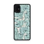 Custom Printed Tpu Cases - Samsung Galaxy A51 & 39 Blue Line Face& 39 By