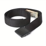 1PC Travel Cash Rfid Blocking Belt Waist Bag Portable Hidden Money Strap Belt Wallet Waist Pack Men's Secret Hiding Belt Daily S