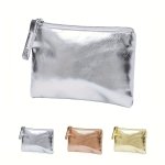 Fashion Women's Clutch Purses Makeup Bags Wallets Trendy Street Style Metallic Color Storage Bag