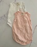 Keedo White And Pink Elephant Baby Grow Set 0 3M