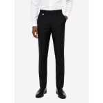 Polo Mens Custom Fit Plain Trousers In Black - Black 38