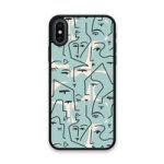 Custom Printed Tpu Cases - Apple Iphone X Apple Iphone XS & 39 Blue Line Face& 39 By