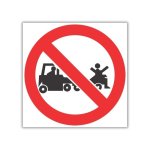 No Lifting On Trolleys Safety Sign PV30