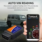 For MINI OBD2 Wireless Diagnostic Scanner - Wireless Car Engine Management Diagnostic Tools Auto Vin Reading Real-time Data Disp
