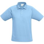 Kids Sprint Golf Shirt Light Blue