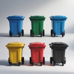 Indigo 770 Liter Wheelie Bin