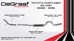Toyota Fortuner D4D Vigo Degraaf Bobw Performance Exhaust For