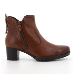 Ladies Nelly Nappa Boots In Cognac - Cognac 9