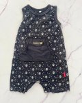 Jbeenz Blue Skull Romper 6 12M