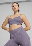 Puma Studio Move Yogini Bra Aop - Pale Plum