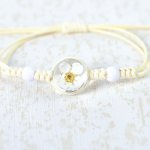 1PC Fresh And Sweet Lace Flower Decor Bracelet Men's And Women's Fashion Jewelry