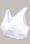 Carriwell Lace Feeding Bra White XL Large