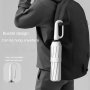 D Shaped Buckle Easy Hanging Handle UV Protective Folding Umbrella Casual Waterproof Durable Compact 10 Ribs Umbrella For Men & Women