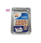 Aluminium Foil Tray For 6 Buns -10S