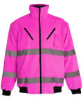Pioneer Winter Bunny Jacket Zip Off Sleeve Pink