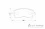 Stone Brake Pad Set Front SP10850
