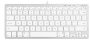 Macally Compact Aluminum USB Wired Keyboard For Mac And PC