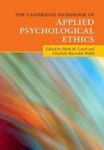 The Cambridge Handbook Of Applied Psychological Ethics Hardcover