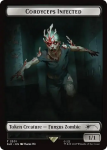 Cordyceps Infected Token 2201 Secret Lair Drop Series - Damaged
