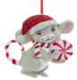 Dala Resin Peppermint Mouse With Lollipop