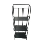 Standing Metal Shelf 3 Rack Black