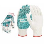 Total Tools Gloves Knitted & Pvc Dots Size 10
