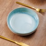 Breeze Stoneware Salad Bowl Blue