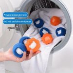 10-PACK Reusable Pet Hair Remover For Laundry Non-electric Washable Lint Cleaning Balls Anti-entanglement Washing Machine And Dr