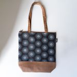 Shwe Leather-look Tote Bag - Chocolate