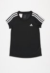 Adidas Original Girls 3 Stripe Tee - Black & White
