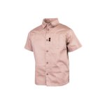 Kids Short Sleeve Twill Shirt Khaki
