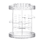 Cosmetic Rotating Organizer