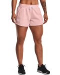 Women's Ua Rival Fleece Shorts - Retro Pink Sm
