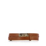 Thin Twist Lock Belt -tan